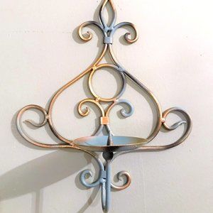 Wrought Iron Victorian Wall Sconces Upcycled Chic